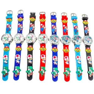 Montre enfant Mario réglable en silicone