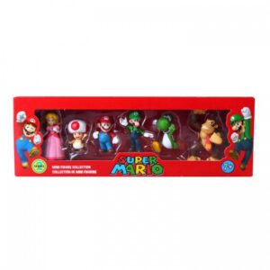 Lot 1 de figurines Mario en plastique 3 à 7 cm