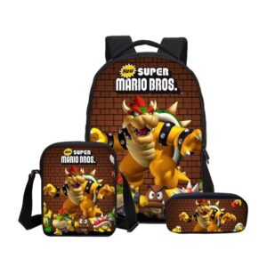Ensemble 3 sacs Mario Bowser