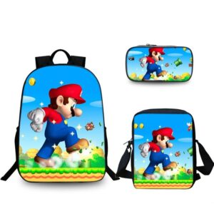 Ensemble Mario Géant, lot de 3 sacs Super Mario Bros