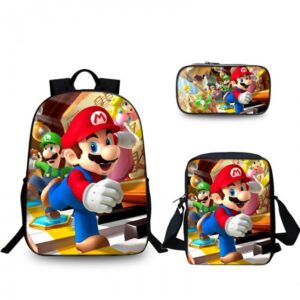 Ensemble Super Mario Party avec sac, sacoche et trousse