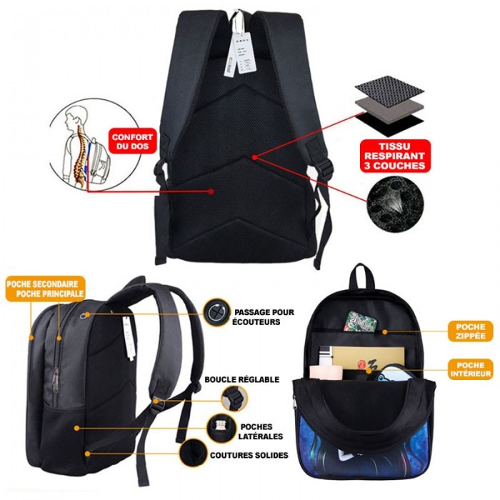 Ensemble Mario Kart Course avec sac, sacoche et trousse – Image 2