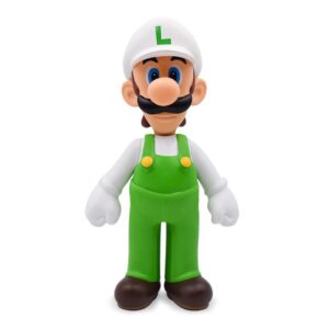 Figurine géante Luigi blanc Mario 23 cm