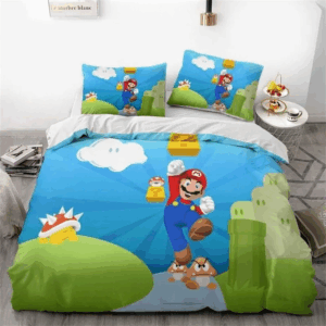 Housse de couette Super Mario d’hiver en polyester