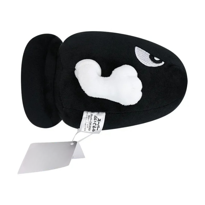 Peluche Mario Bullet Bill en polyester 14.5cm