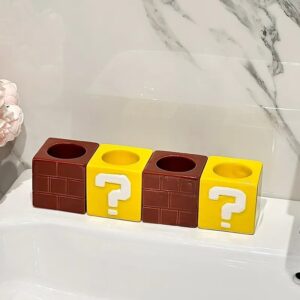 Porte-brosse à dents Super Mario 5x5cm en céramique