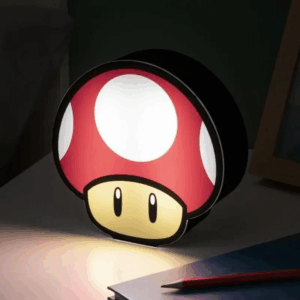 Lampe Champignon Mario en plastique 15cm