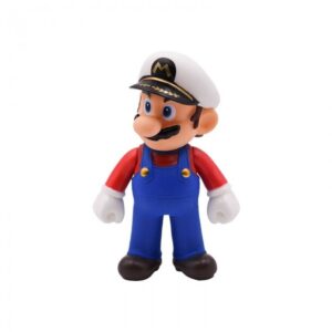 Figurine Mario Capitaine en plastique 12 cm