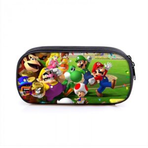 Trousse Mario Célébration en polyester format 21 x 10 x 5,5 cm