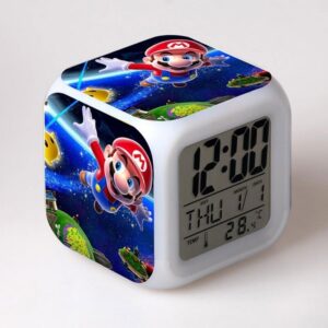 Réveil cube LED Super Mario Galaxy