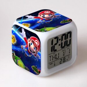 Réveil LED Mario volant Super Mario Galaxy
