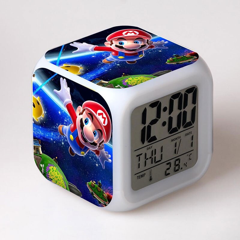 Réveil LED Mario volant Super Mario Galaxy