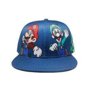 Casquette Super Mario à l’effigie de Mario et Luigi