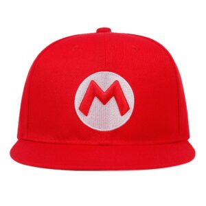 Casquette rouge Mario avec M brodé - Super Mario Bros