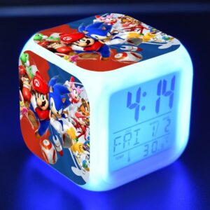 Réveil LED multifonction Mario & Sonic
