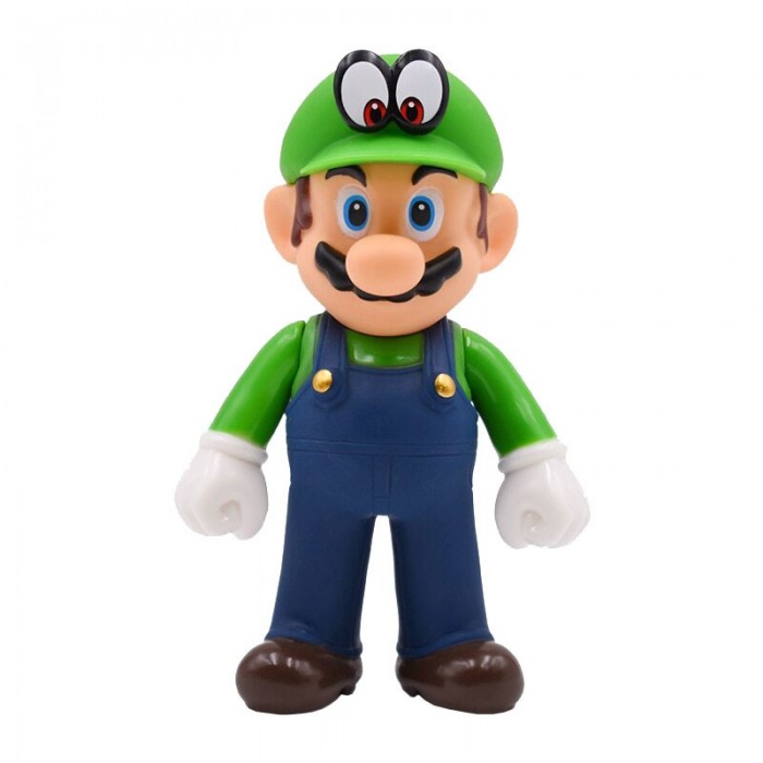 Figurine Mario verte en plastique 12cm