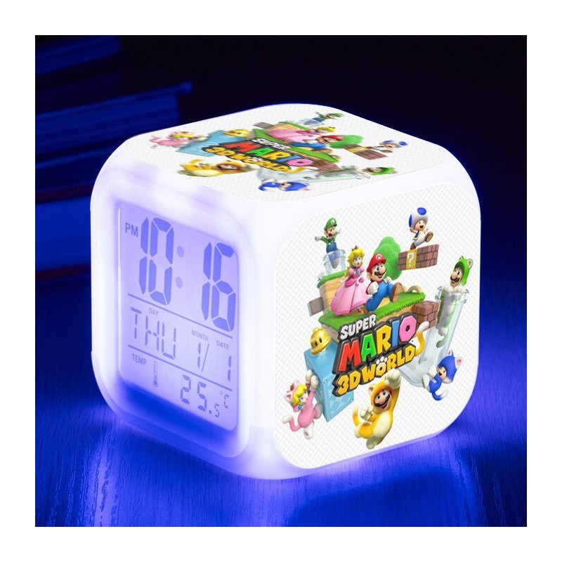 Réveil LED Mario Super Mario 3D World
