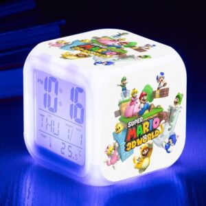 Réveil cube LED Super Mario 3D World