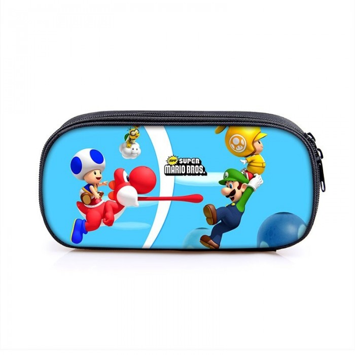 Trousse Mario New Super Mario Bros en polyester 21 x 10 x 5,5 cm