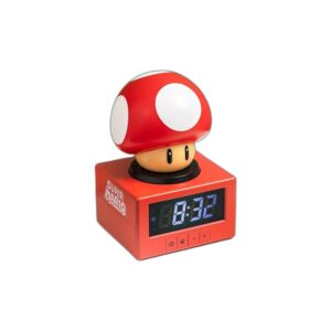Réveil lumineux Champignon Rouge Super Mario