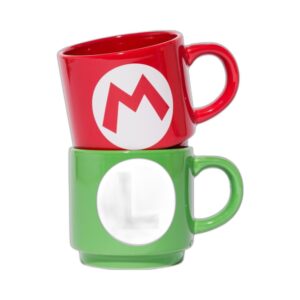 Set de 2 mugs empilables Super Mario