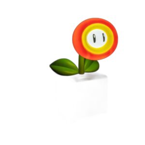 Lampe décorative Plante 25 cm Super Mario