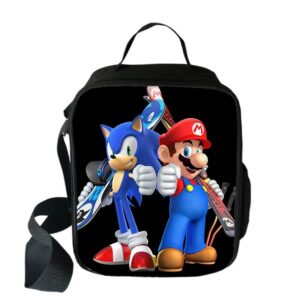 Sacoche Mario et Sonic à graphismes Mario
