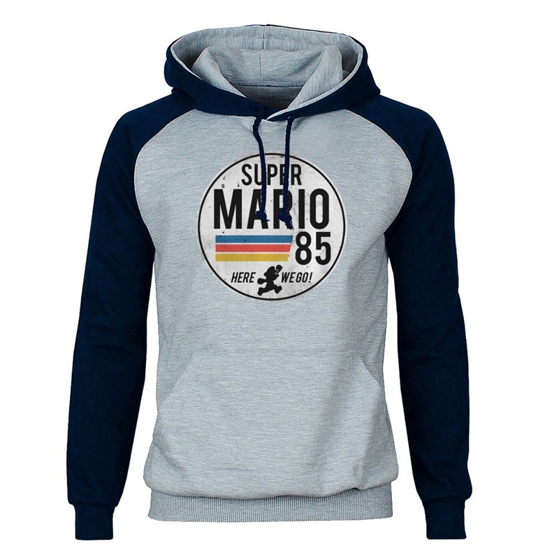 Sweat à capuche Super Mario 85 bicolore – Image 4