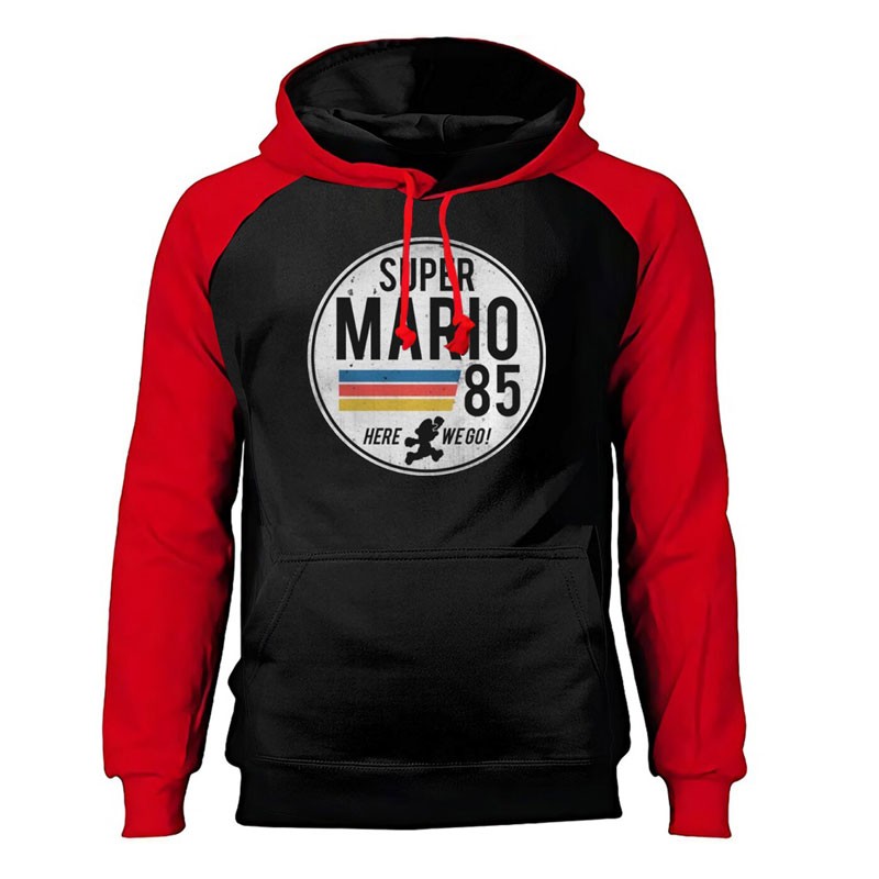 Sweat à capuche Super Mario 85 bicolore
