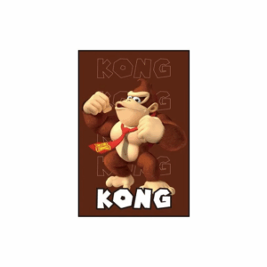 Poster Mario avec Donkey Kong en papier