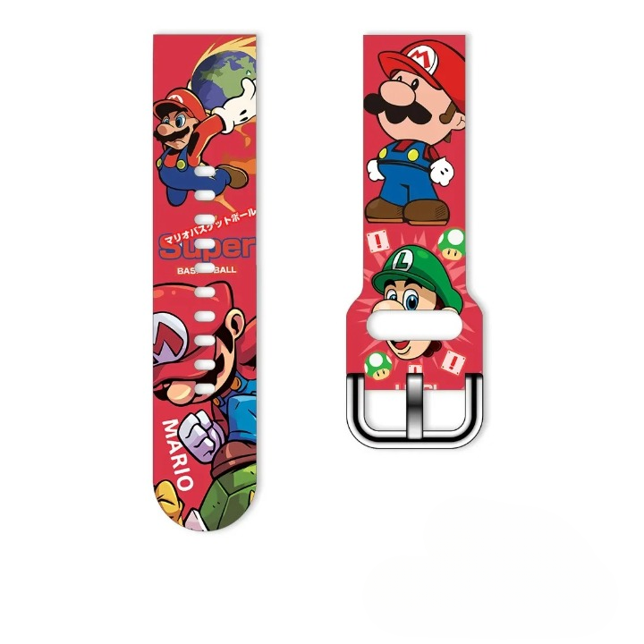 Bracelet Super Mario en silicone 20MM ou 22MM pour Samsung Galaxy Watch – Image 8