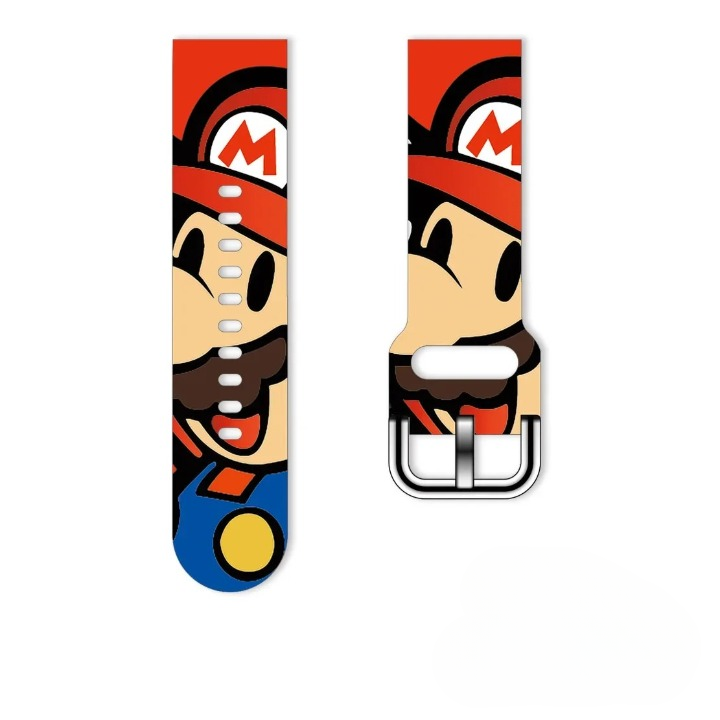Bracelet Super Mario en silicone 20MM ou 22MM pour Samsung Galaxy Watch – Image 6