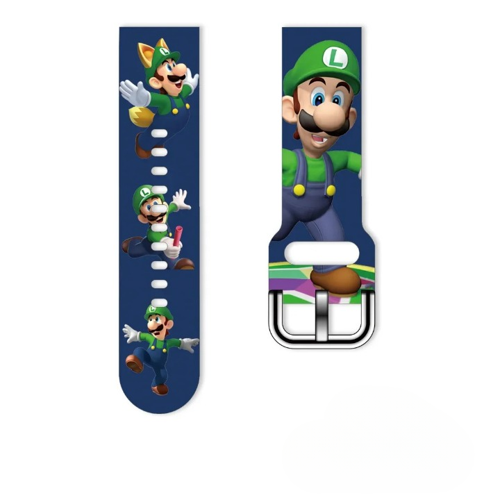 Bracelet Super Mario en silicone 20MM ou 22MM pour Samsung Galaxy Watch – Image 4