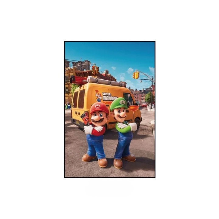 Poster Mario et Luigi sur papier