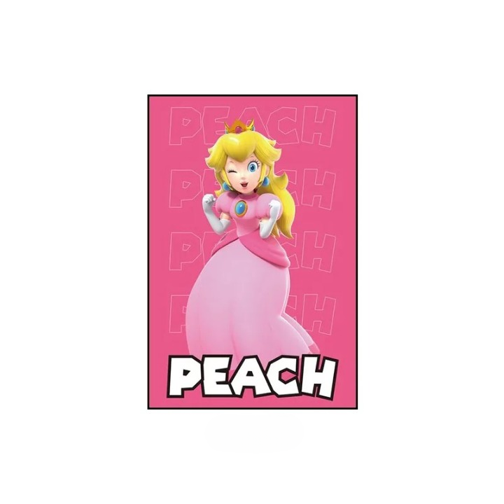 Poster Peach Mario en papier