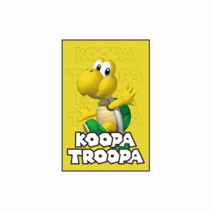 Poster Mario Koopa Troopa en papier