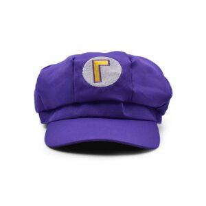 Casquette violette Waluigi avec L brodé