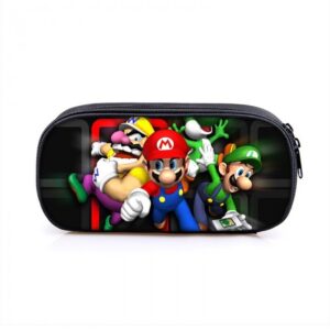 Trousse Mario avec Wario, Yoshi et Luigi en polyester