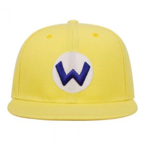 Casquette Wario W en coton réglable