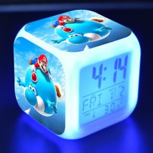 Réveil LED cube 8x8x8cm Yoshi ballon