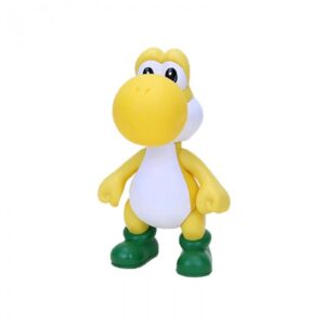 Figurine Mario Yoshi jaune en plastique 12 cm